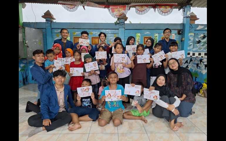 Rayakan Hari Ibu, Mahasiswa Ilkom USM dan Komunitas Bestari Mengabdi Gelar Kegiatan Kreativitas Bersama Anak-Anak