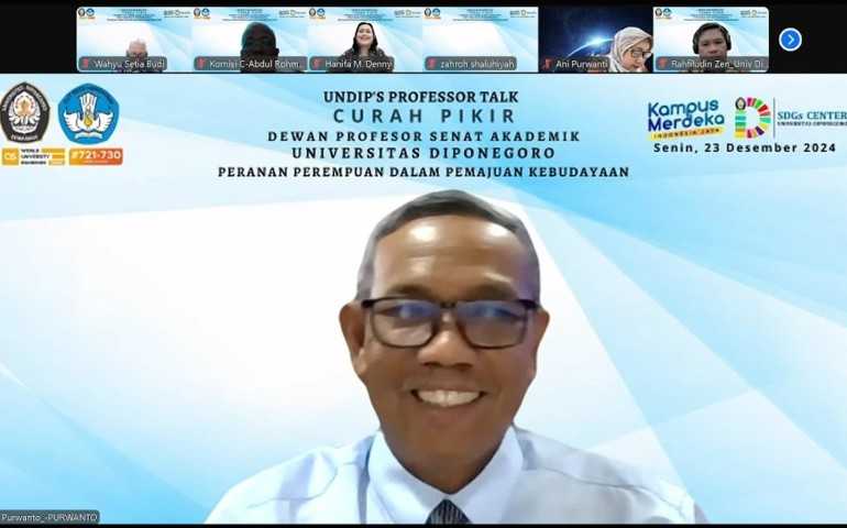 Peringati Hari Ibu, Dewan Profesor UNDIP Mengupas Peranan Perempuan dalam Pemajuan Kebudayaan