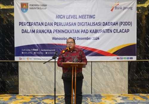 Bank Jateng dan Pemkab Cilacap Bahas Digitalisasi Pajak di High Level Meeting 2024
