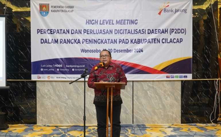 Bank Jateng dan Pemkab Cilacap Bahas Digitalisasi Pajak di High Level Meeting 2024