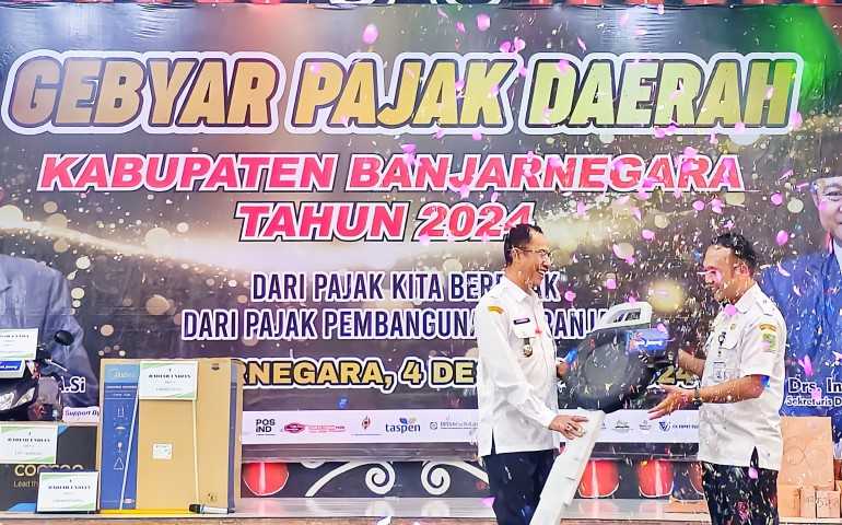 Bank Jateng Berikan Apresiasi bagi Wajib Pajak dalam Gebyar Pajak Daerah Banjarnegara 2024