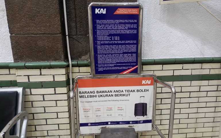 Kapasitas Bagasi Maksimal 20 Kg per Penumpang, KAI Daop 4 Semarang Tegaskan Lagi Ketentuannya