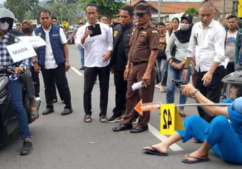 44 Adegan Rekonstruksi Ungkap Detail Penembakan Siswa SMK 4 Semarang oleh Aipda Robig Zaenudin