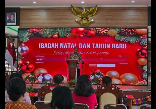 Ibadah Natal dan Tahun Baru 2025 Kejaksaan Tinggi Jawa Tengah