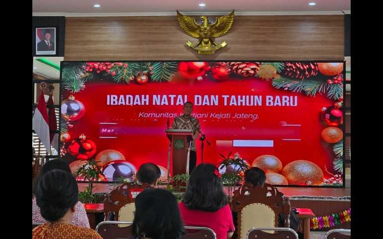 Ibadah Natal dan Tahun Baru 2025 Kejaksaan Tinggi Jawa Tengah