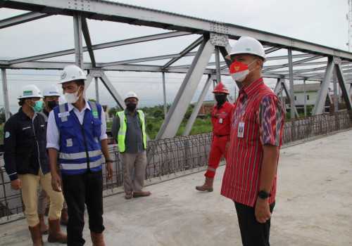 Banyak Diprotes Karena Macet, Pengerjaan Jembatan Wonokerto Demak Segera Dipercepat
