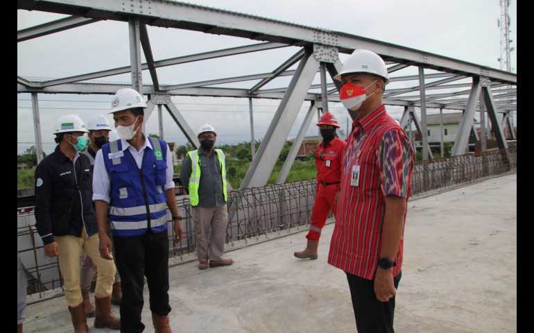 Banyak Diprotes Karena Macet, Pengerjaan Jembatan Wonokerto Demak Segera Dipercepat