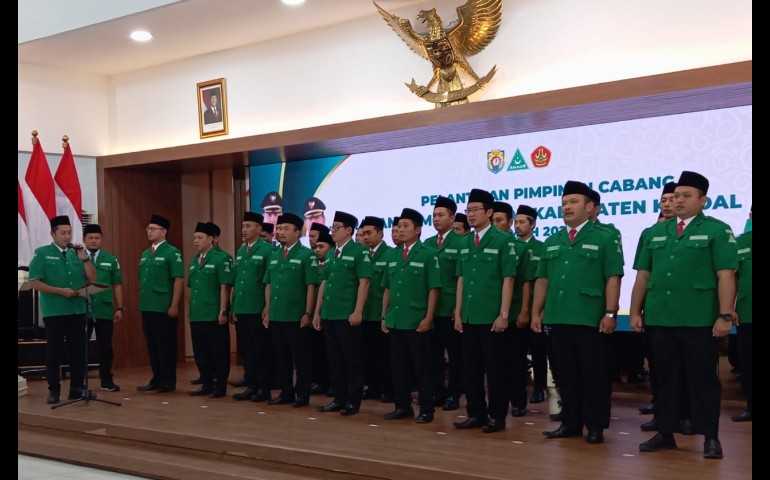 GP Ansor Kendal Dilantik, Harapan Besar untuk Generasi Muda Berkontribusi