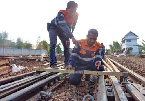 Perjalanan Aman! KAI Daop 1 Jakarta Ganti 45.950 Meter Rel Sepanjang 2024