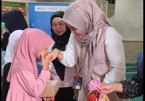 Karyawan PI Niaga Gelar Aksi Solidaritas, Donasikan Buku untuk Anak Yatim