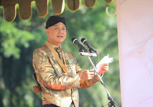 Momen Hari Pahlawan, Ganjar; Banyak Medan Pertempuran yang Harus Dimenangkan