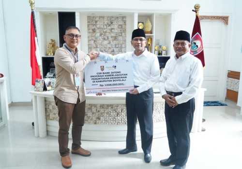 Bank Jateng Cabang Boyolali Salurkan Bantuan CSR Program Keberlanjutan Penuntasan Kemiskinan Jawa Tengah