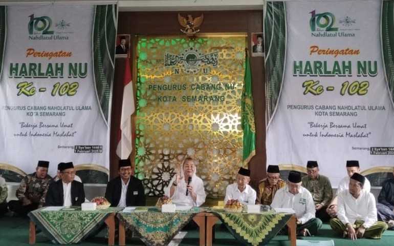 Wali Kota Pamitan di Puncak Sejarah Peletakan Batu Pertama Gedung Mabes NU