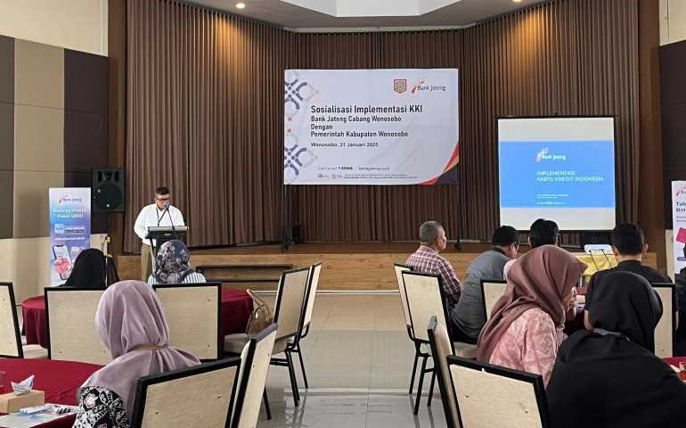 Bank Jateng Wonosobo Sosialisasikan KKI Kepada Seluruh OPD Se-Kabupaten Wonosobo