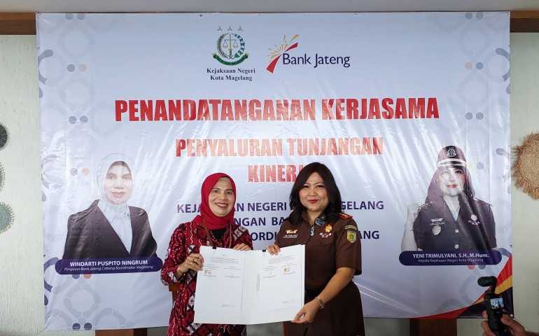Kejaksaan Negeri Kota Magelang Resmi Salurkan Tunjangan Kinerja melalui Bank Jateng