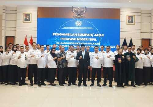 Lantik PNS Poltekip Angkatan 54, Kakanwil Ditjenpas Jateng : Jangan Jadi Pengkhianat Pemasyarakatan