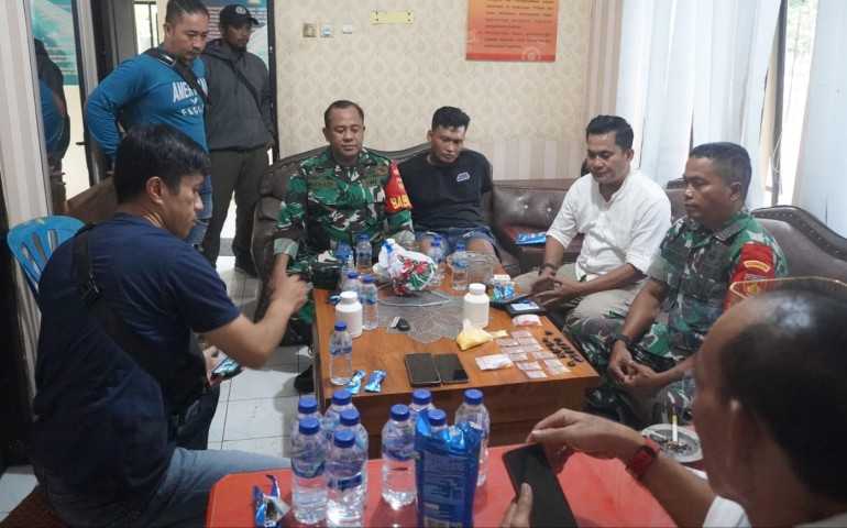 Kodim Kendal Ringkus Pengedar Narkoba dengan Barang Bukti Belasan Paket Sabu dan Ratusan Pil Koplo Siap Edar