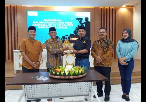 Pj Sekda Kendal Apresiasi Kontribusi Wartawan, Bersatu dalam Peringatan HPN 2025