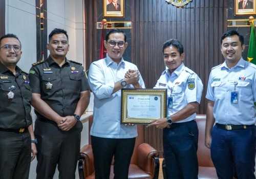 Perkuat Payung Hukum, KAI Daop 1 Jakarta Audensi Pengamanan Aset dengan Kejari Jakpus