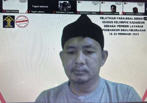 Diklat Paralegal Nasional: Dr. (Hc) Joko Susanto Berkomitmen Wujudkan Keluarga Sadar Hukum