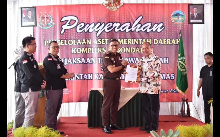 Prestasi Membanggakan dan Gerak Cepat Kejati Jateng, Aset Kebondalem Purwokerto Akhirnya Resmi Diserahkan ke Pemkab Banyumas