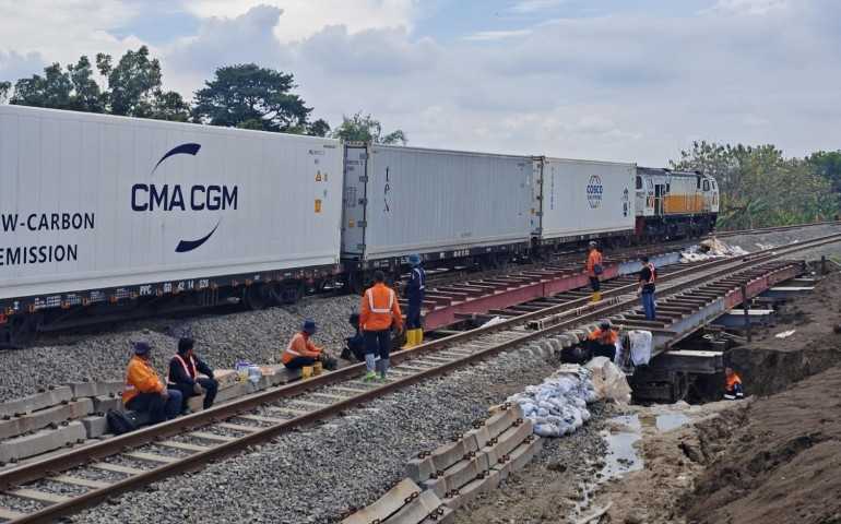 Jalur Kereta Gubug-Karangjati Terendam Banjir, KAI Keluarkan Permohonan Maaf kepada Penumpang