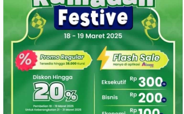 Nikmati Perjalanan Ramadan dengan Tiket KAI Mulai Seratus Ribu Rupiah