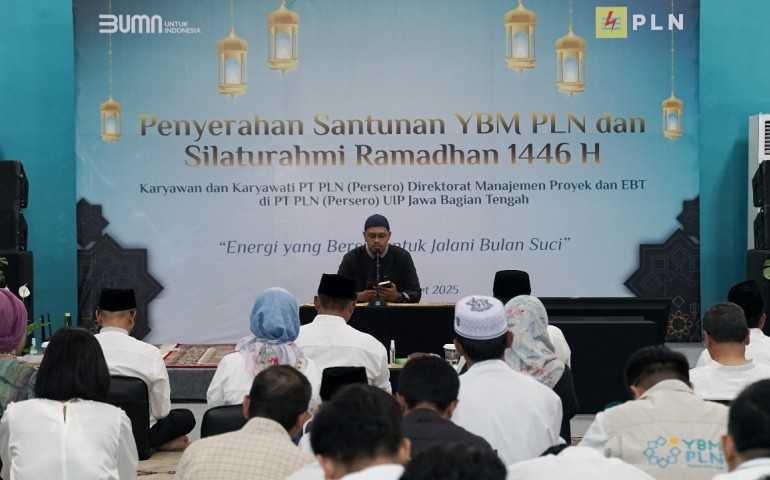 Tebar Berkah dan Kebahagiaan Ramadhan, PLN UIP JBT Santuni Anak Yatim Hingga Marbot Masjid
