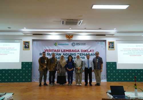 Jalani Visitasi Lembaga Diklat oleh Kemenkes, RSI Sultan Agung Semarang Optimis Raih Akreditasi A