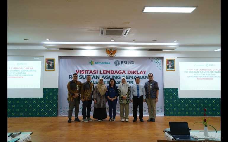 Jalani Visitasi Lembaga Diklat oleh Kemenkes, RSI Sultan Agung Semarang Optimis Raih Akreditasi A