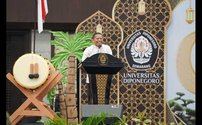 Rektor UNDIP Prof Suharno Mengukuhkan Budaya Memaafkan sebagai Pilar Etika Akademik