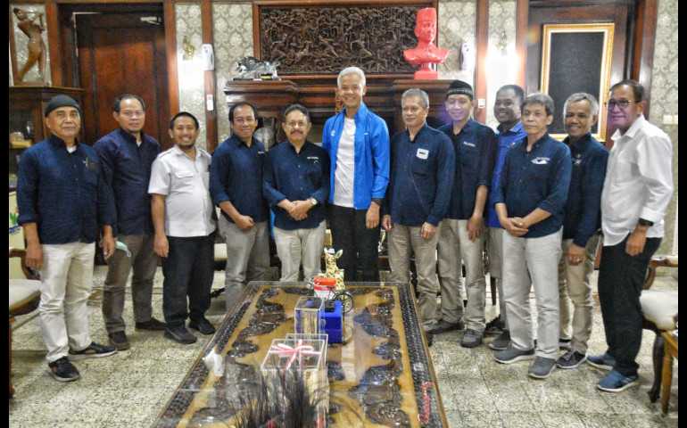Ganjar Bakal Lepas Kontingen SIWO PWI Jateng ke Porwanas XIII Jatim