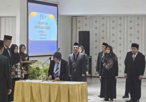 Resmi Jabat Rektor Pertama Universitas BPD, Ini Misi Besar Prof Dr Sri Tutie Rahayu MSi