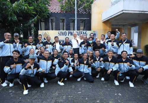 Lepas Wartawan Jateng ke Powarnas 2022, Ganjar: Forum Silaturahmi Wartawan Indonesia