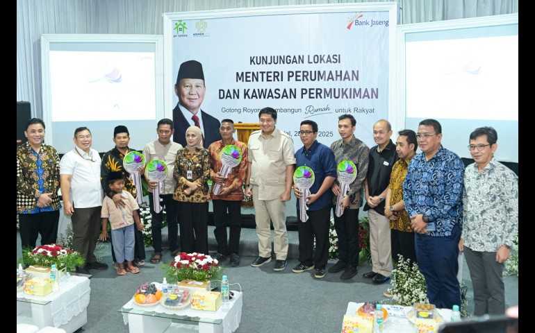 Bank Jateng Komitmen Dukung Program 3 Juta Rumah untuk Masyarakat Berpenghasilan Rendah dan Pekerja Informal