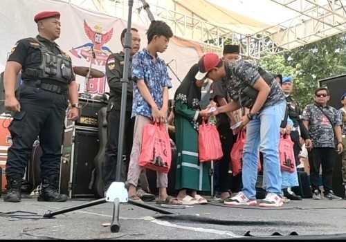 CV Fara Mukti Perkasa Salurkan Bantuan Sosial pada Acara Halal Bihalal di Kendal