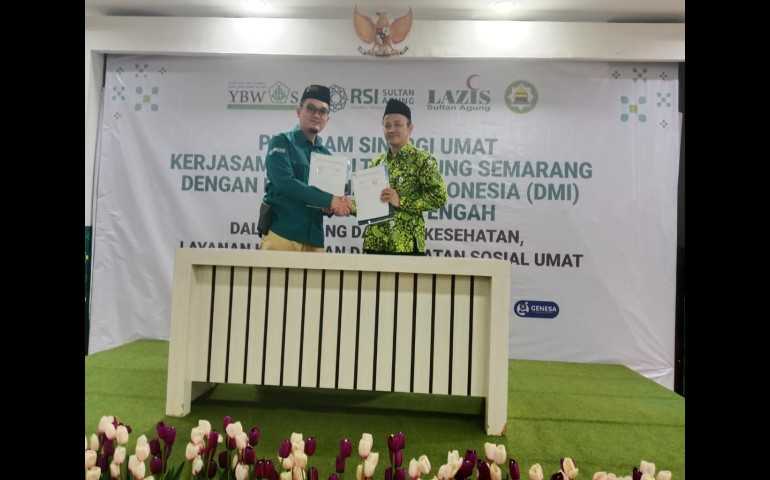 RSI Sultan Agung Semarang Teken MoU DMI Jawa Tengah, Siap Jadikan Masjid Sebagai Pusat Edukasi dan Layanan Kesehatan Islami