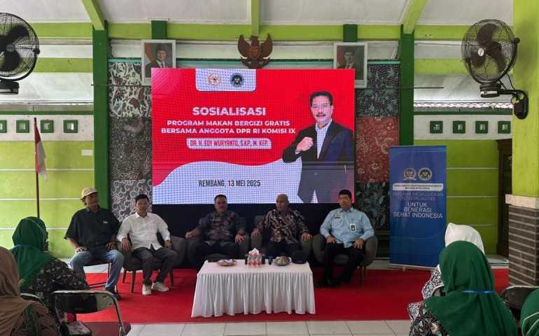 Sosialisasi Program MBG Sasar Warga Rembang, Tekankan Pentingnya Gizi Anak