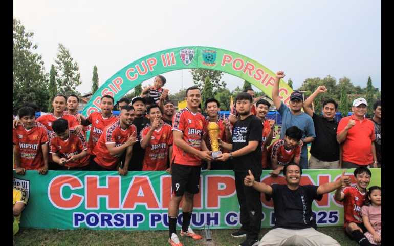 Margomulyo United Juara 1,Turnamen Sepak Bola Porsip Cup ke-3