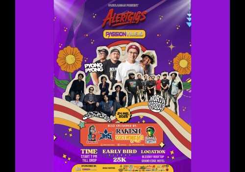 Tiket Early Bird AlertGigs Dibuka! Konser Seru dengan Harga Bersahabat