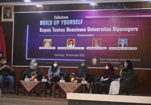 BPSDM Gelar Talkshow Build Up Yourself, Kupas Tuntas Beasiswa UNDIP