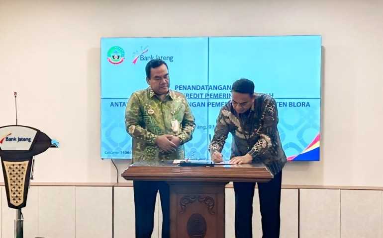 Bank Jateng Salurkan Pinjaman Rp215 Miliar untuk Percepatan Pembangunan di Blora