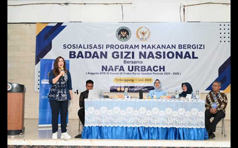 DPR-BGN Sosialisasi di Temanggung, Ungkap Keterlibatan Masyarakat Jadi Kunci Keberhasilan Program MBG
