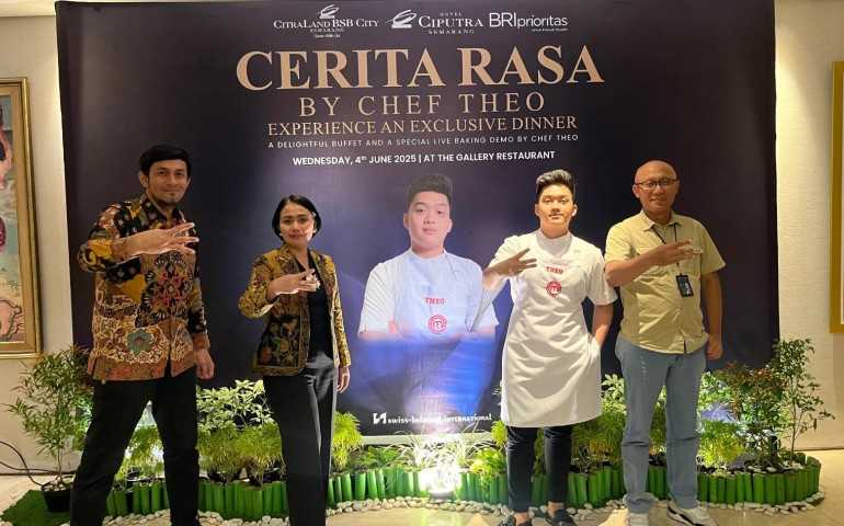 Hotel Ciputra Semarang Sukses Gelar Cerita Rasa by Chef Theo