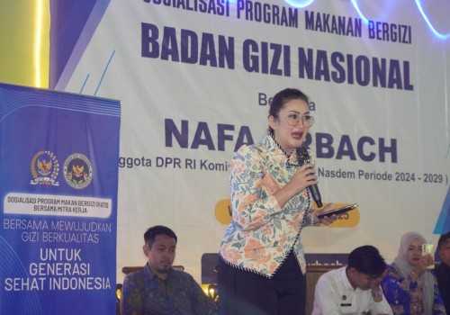 Nafa Urbach Bersama Tim MBG Sosialisasi di Magelang, Ajak Masyarakat Jadi Penyuplai Bahan Baku