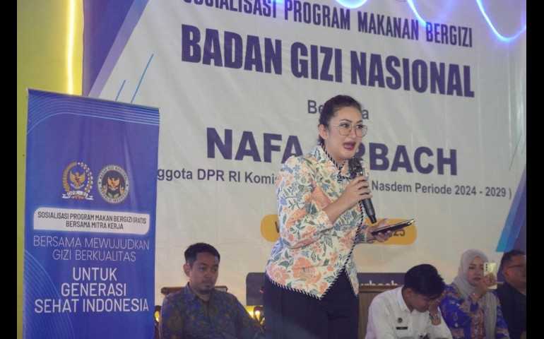 Nafa Urbach Bersama Tim MBG Sosialisasi di Magelang, Ajak Masyarakat Jadi Penyuplai Bahan Baku