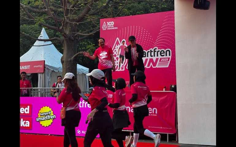 Smartfren Run 2025 Tunjukkan Gairah Baru Dunia Lari, 5.000 Pelari Ramaikan Acara