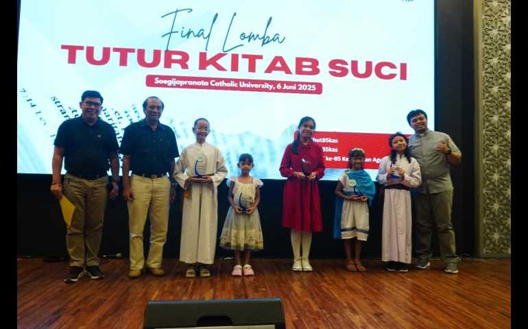 Semarak HUT ke-85 Keuskupan Agung Semarang: Final Lomba Tutur Kitab Suci, Storytelling serta Lagu Madah Bakti dan Kidung Adi