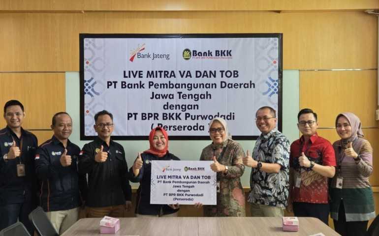 Bank Jateng Perkuat Digitalisasi Perbankan Daerah melalui Implementasi VA dan TOB bersama BPR BKK Purwodadi