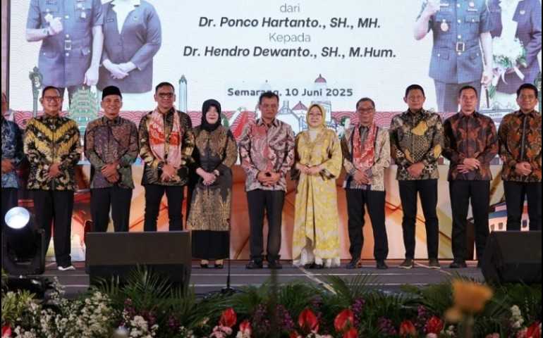 Sumanto Hadiri Pisah Sambut Kajati Jateng: Perkuat Komitmen Sinergi Penegakan Hukum